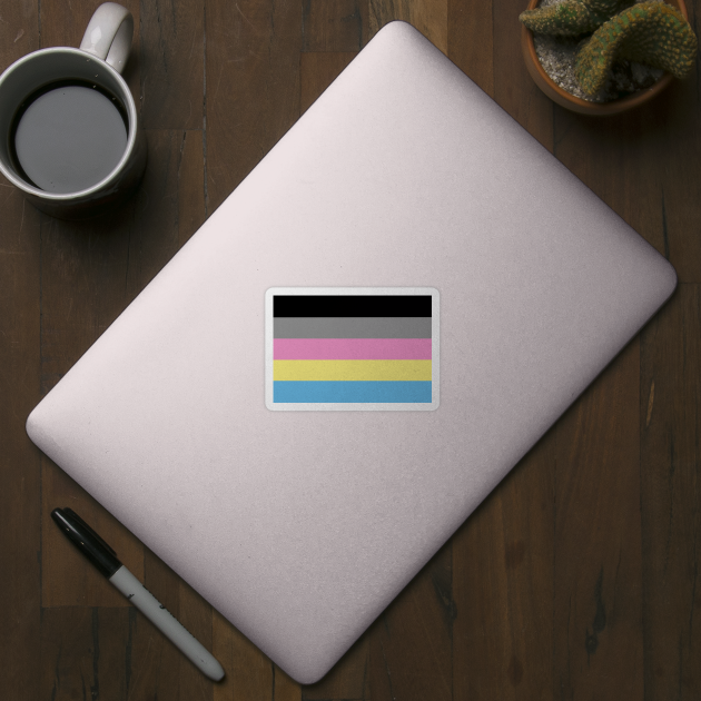 Polygender Pride Flag by JustGottaDraw